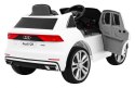 Audi Q8 Lift na akumulator dla dzieci Biały + Pilot + EVA + Wolny Start + MP3 USB + LED