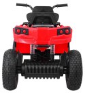 Quad ATV Air na akumulator dla dzieci Czerwony+ Koła pompowane + Radio MP3 + Wolny Start