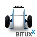 Wózek do transportu Bituxx płyt budowlanych typu GK OSB MDF udźwig do 275kg