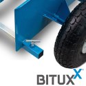 Wózek do transportu Bituxx płyt budowlanych typu GK OSB MDF udźwig do 275kg