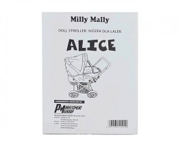 Wózek dla lalek Alice Prestige miętowy Milly Mally