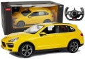 Auto R/C Porsche Cayenne Rastar 1:14 Żółte