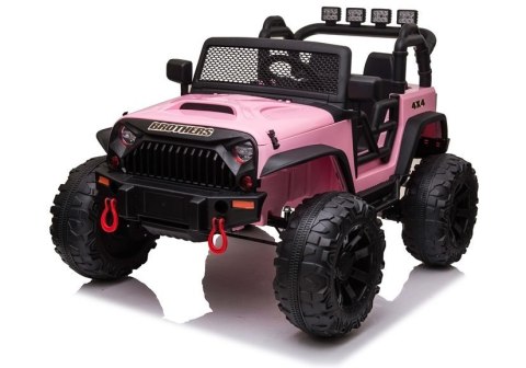 Auto na akumulator Jeep JC666 Różowy
