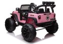 Auto na akumulator Jeep JC666 Różowy