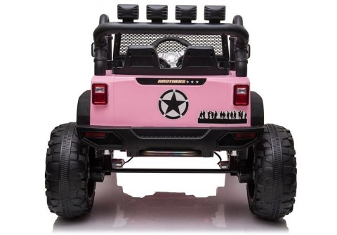 Auto na akumulator Jeep JC666 Różowy