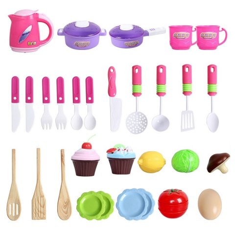 WOOPIE Kuchnia MY LITTLE CHEF Panel Dotykowy z Dźwiękiem Obieg Wody Różowa