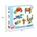 WOOPIE Zestaw Konstrukcyjny Klocki Puzzle 100 El.