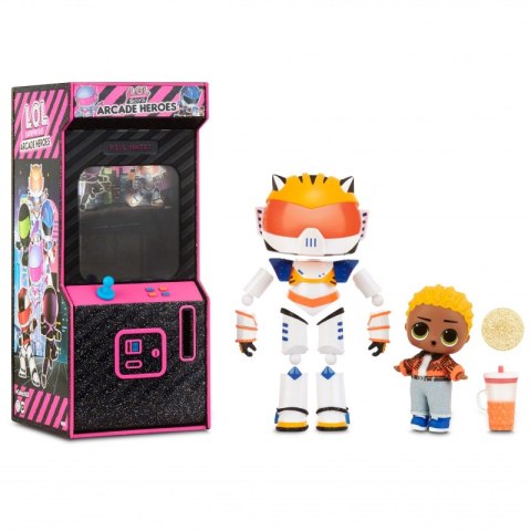 L.O.L Surprise Boys Arcade Heroes Cool Cat lalka w automacie do gier