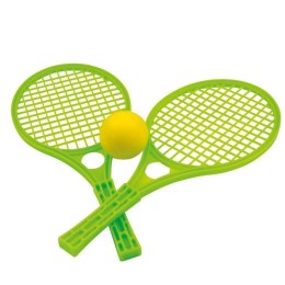 WOOPIE Rakietki Fun Tennis Paletki Dla Dzieci Zestaw Zielony