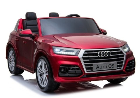 Pojazd na Akumulator Nowe Audi Q5 2-osobowe Czerwone Lakierowane