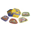 CLASSIC WORLD Drewniane Puzzle Pojazdy Transport Układanka Dla Dzieci 6 Obrazków 24 el.