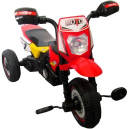 Motorek M5 czerwony, motorek rowerek trójkołowy