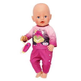 Zestaw ubranek na nocną wyprawę dla lalki Baby Born 43 cm w kolorze różowym + latarka
