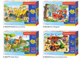 Castorland Puzzle 20 MAXI elem. zwierzątka CA0014