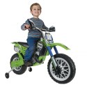 Kawasaki Motor Elektryczny Cross 6V Ciche koła Injusa + KOSZYKÓWKA GRATIS