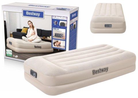 Dmuchany Materac Jednoosobowy Z Pompką 191 x 97 x 42 cm Bestway 67694