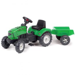 FALK Lander Zielony Traktor na pedały z przyczepką i klaksonem