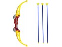 Zestaw Strzelecki Łuk Tarcza Strzały Okulary Czerwony Niebieski