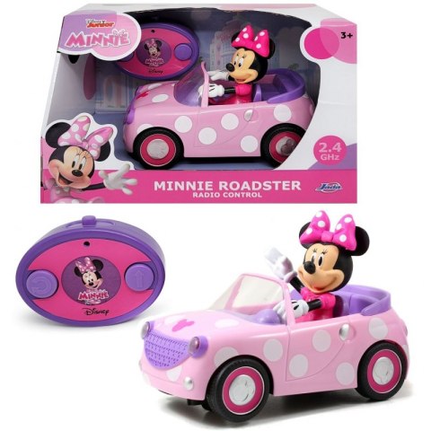 JADA Disney Myszka Minnie Samochód Kabriolet RC Roadster Zdalnie Sterowany