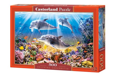 Puzzle 500 el. Dolphins Underwater