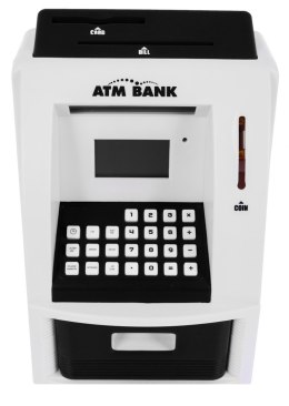 Bankomat skarbonka dla dzieci 3+ czarny Interaktywne funkcje + Karta bankomatowa