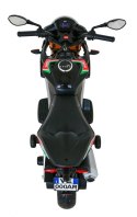 Aprilia Tuono V4 Motor na akumulator dla dzieci Czarny + Panel MP3 + Kółka pomocnicze + Wolny Start