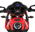 Aprilia Tuono V4 Motor na akumulator dla dzieci Czerwony + Panel MP3 + Kółka pomocnicze + Wolny Start