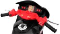 Motorek Trójkołowy RR1000 elektryczny dla dzieci Czarny + Dźwięki + Światła + Schowek