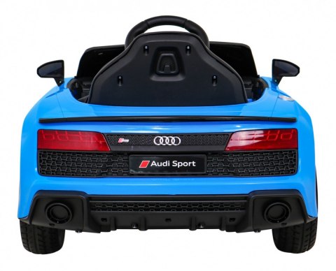 Audi R8 LIFT Samochodzik na akumulator Niebieski + Pilot + Koła EVA + MP3 + LED