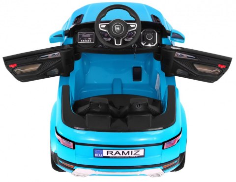 Autko Rapid Racer elektryczne dla dzieci - Niebieski SUV + Pilot