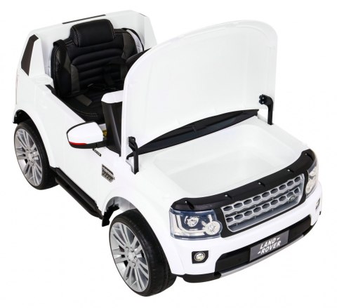 Land Rover Discovery Autko elektryczne dla dzieci Biały SUV + Pilot