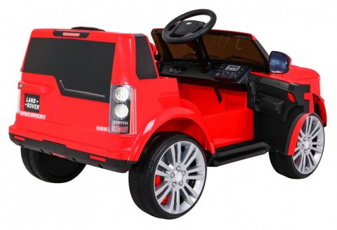 Land Rover Discovery Autko elektryczne dla dzieci, Czerwony SUV + Pilot