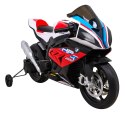 Motor BMW HP4 na akumulator dla dzieci Czerwony + Pomocnicze kółka + Wolny Start + EVA + MP3 LED