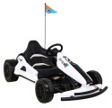 Gokart Speed 7 Drift King na akumulator dla dzieci Biały + Funkcja driftu + Sportowe siedzenie + 2 Prędkości + EVA