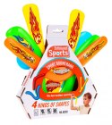 Zestaw Bumerangów 4w1 dla dzieci 3+ Zabawka sportowa rekreacyjna