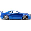 JADA Szybcy i Wściekli Brian's Nissan Skyline GT-R 1:24 Samochód