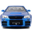 JADA Szybcy i Wściekli Brian's Nissan Skyline GT-R 1:24 Samochód