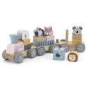 Kolejka z wagonikami i zwierzątkami do ciągania Viga Toys PolarB