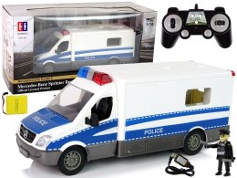 Zdalnie Sterowana Policja Mercedes Sprinter Policjant Niebieski