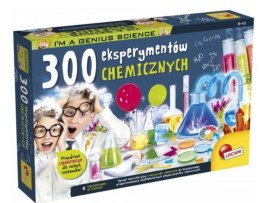 Zestaw naukowy I'm A Genius 300 eksperymentów chemicznych Lisciani