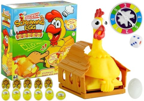 Gra Rodzinna Zręcznościowa Screaming Egg Piszcząca Kura Wyskakujące Jajko