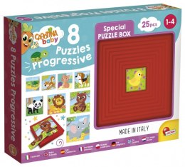 Puzzle progresywne Carotina Baby Puzzle - Zwierzęta Lisciani