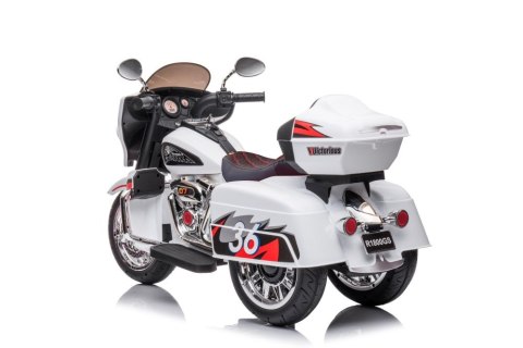 Motor Na Akumulator Trójkołowy Goldwing NEL-R1800GS Światła LED MP3 Biały