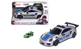 Pojazd Majorette Porsche 911 GT 3 RS Policja kontener +1 pojazd Majorette