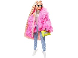 Barbie Extra Modna stylowa Lalka + urocza różowa świnka nr 3 ZA4985