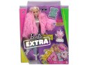 Barbie Extra Modna stylowa Lalka + urocza różowa świnka nr 3 ZA4985