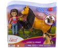 Mattel Lalka + koń Mustang Duch wolności Spirit Lalka na koniu ZA4924