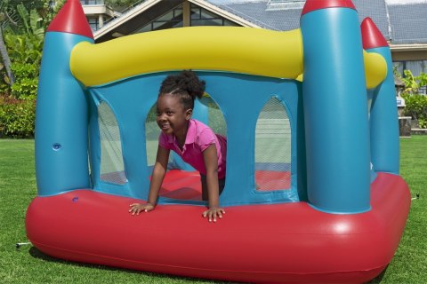 Dmuchany Jumping Zamek dla dzieci 3+ BESTWAY Dmuchana platforma + Ścianki z siatki