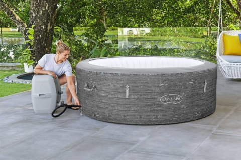 Budapest EnergySense AirJet Lay-Z-Spa Jacuzzi ogrodowe BESTWAY 6-osobowe + Pompa + Pokrywa energooszczędna