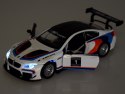 Auto metalowe model sportowe BMW M6 GT3 skala 1:32 światło dźwięk ZA4613